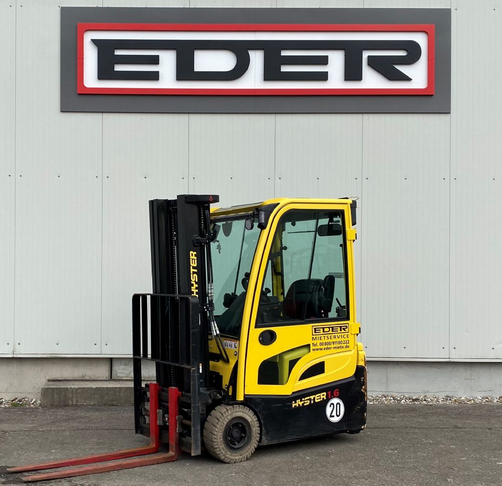 Hyster J 1.6XNTSWB Elektro 3 Rad-Stapler www.eder-stapler.de