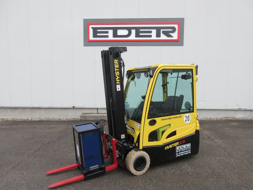 Hyster J 2.0XNT Elektro 3 Rad-Stapler www.eder-stapler.de