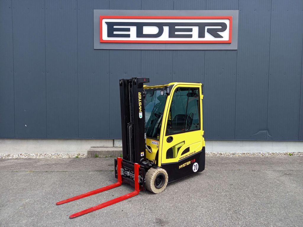 Hyster J 1.8XNT Elektro 3 Rad-Stapler www.eder-stapler.de