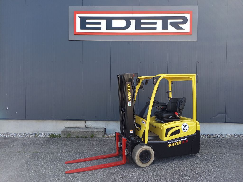 Hyster J 2.0XNT Elektro 3 Rad-Stapler www.eder-stapler.de