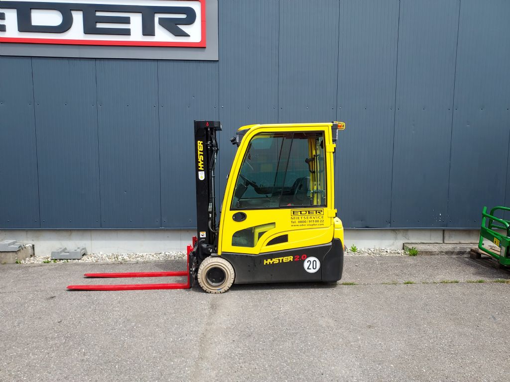 Hyster J 2.0XNT Elektro 3 Rad-Stapler www.eder-stapler.de