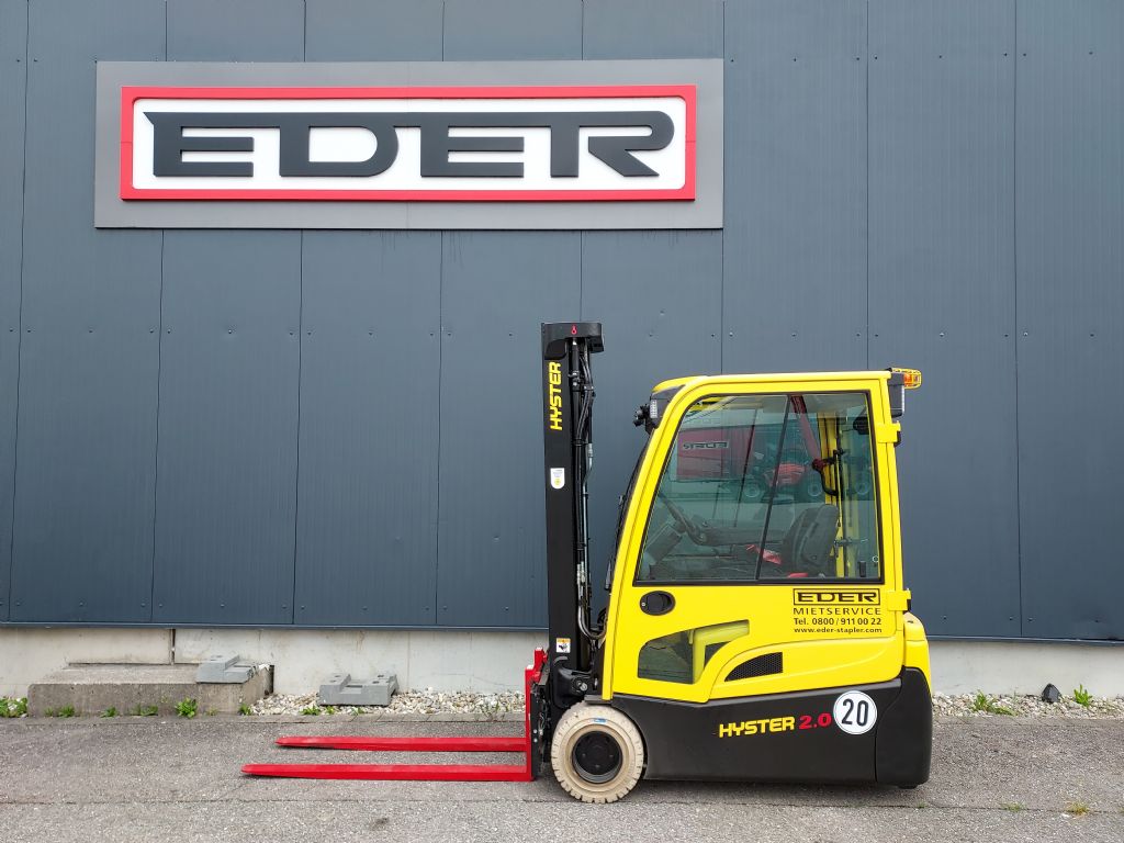 Hyster J 2.0XNT Elektro 3 Rad-Stapler www.eder-stapler.de