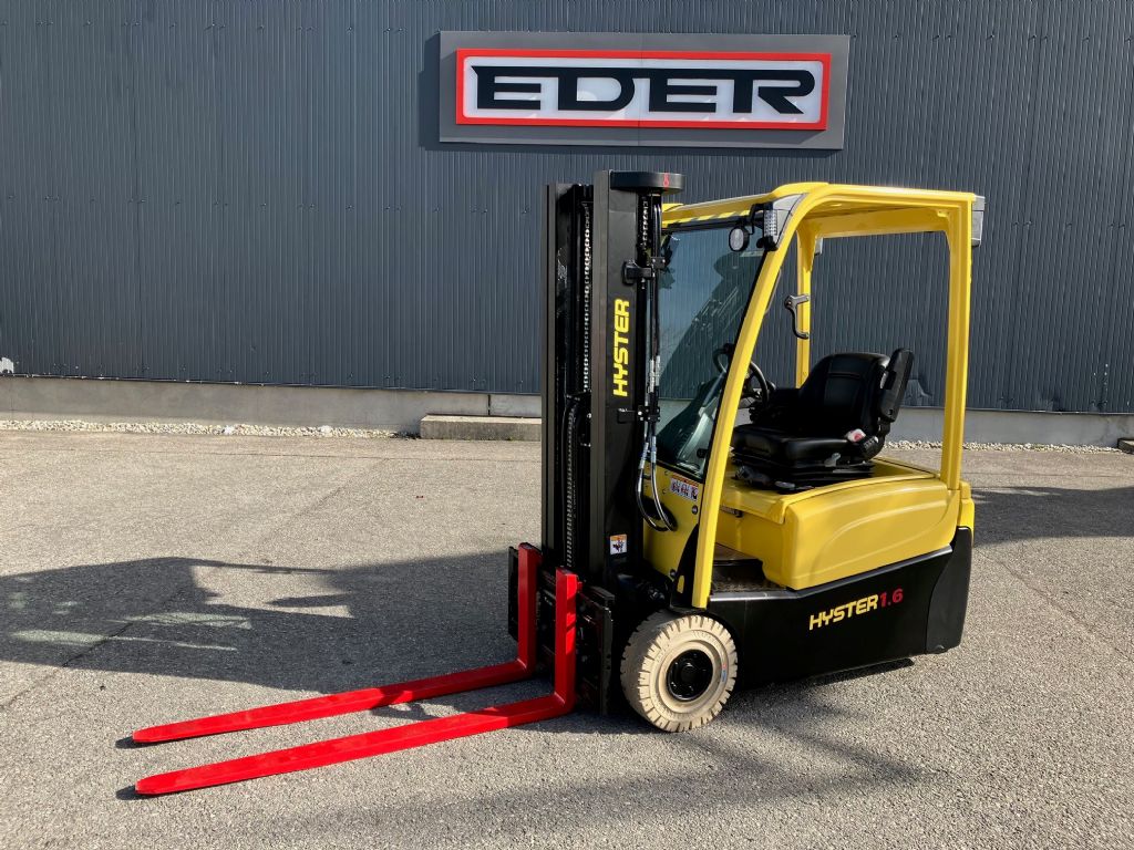 Hyster J 1.6XNT Elektro 3 Rad-Stapler www.eder-stapler.de
