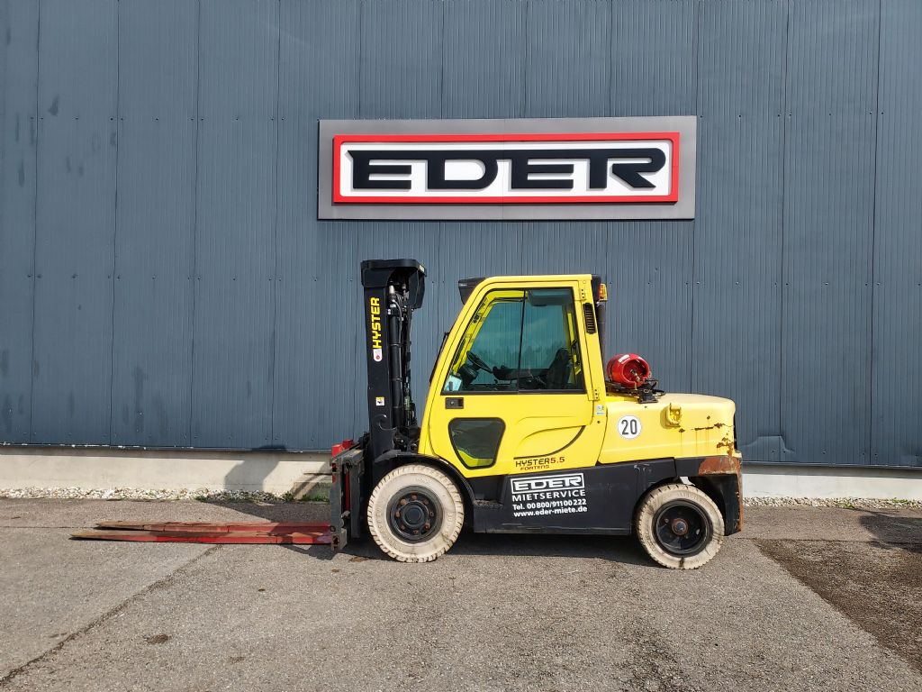 Hyster H 5.5FT Treibgasstapler www.eder-stapler.de