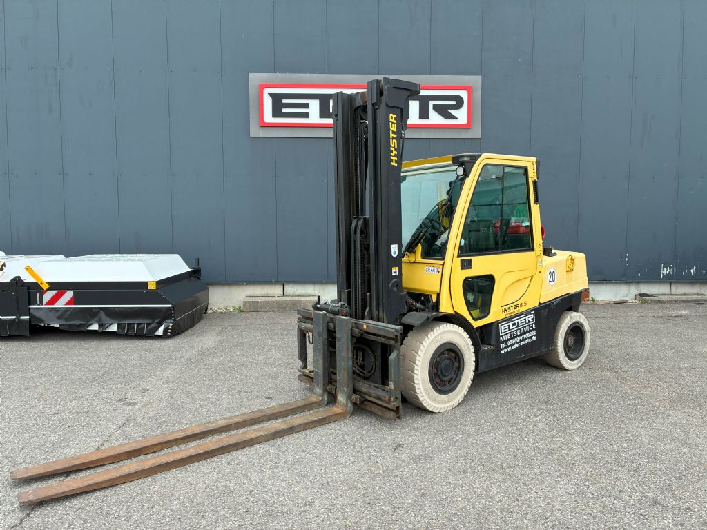 Hyster H 5.5FT-G Treibgasstapler www.eder-stapler.de