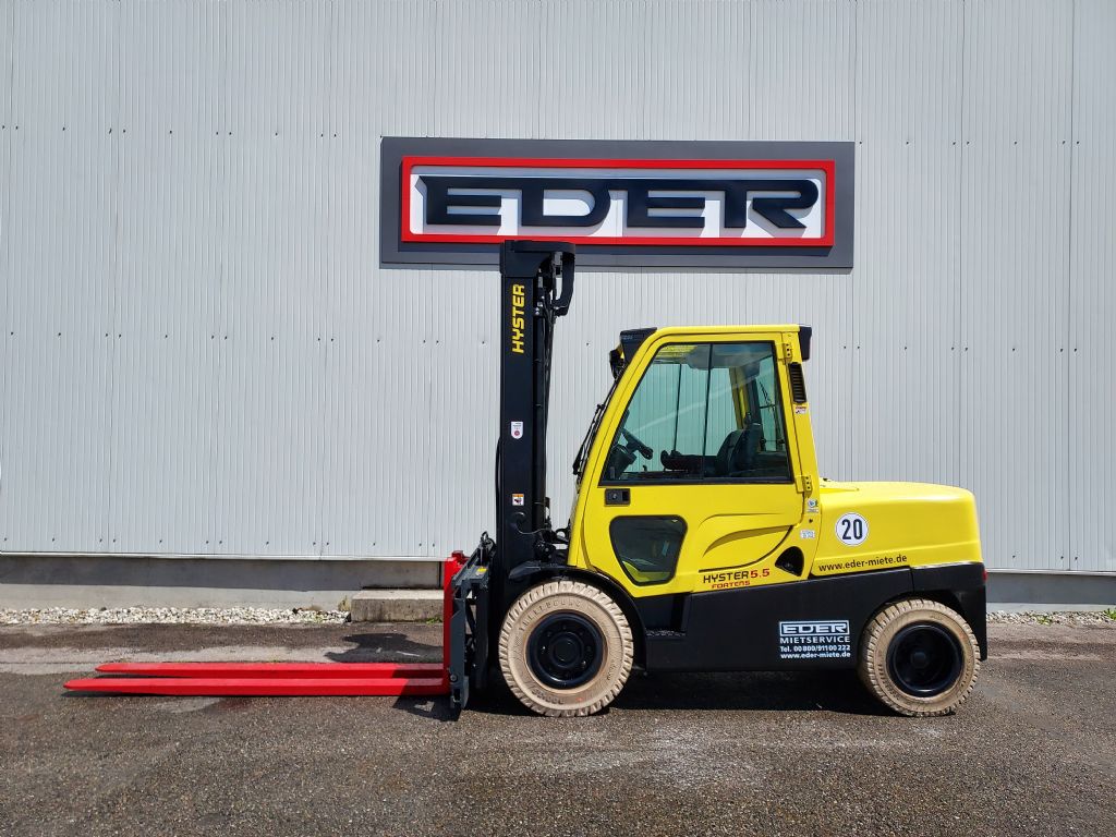 Hyster H 5.5FT Dieselstapler www.eder-stapler.de