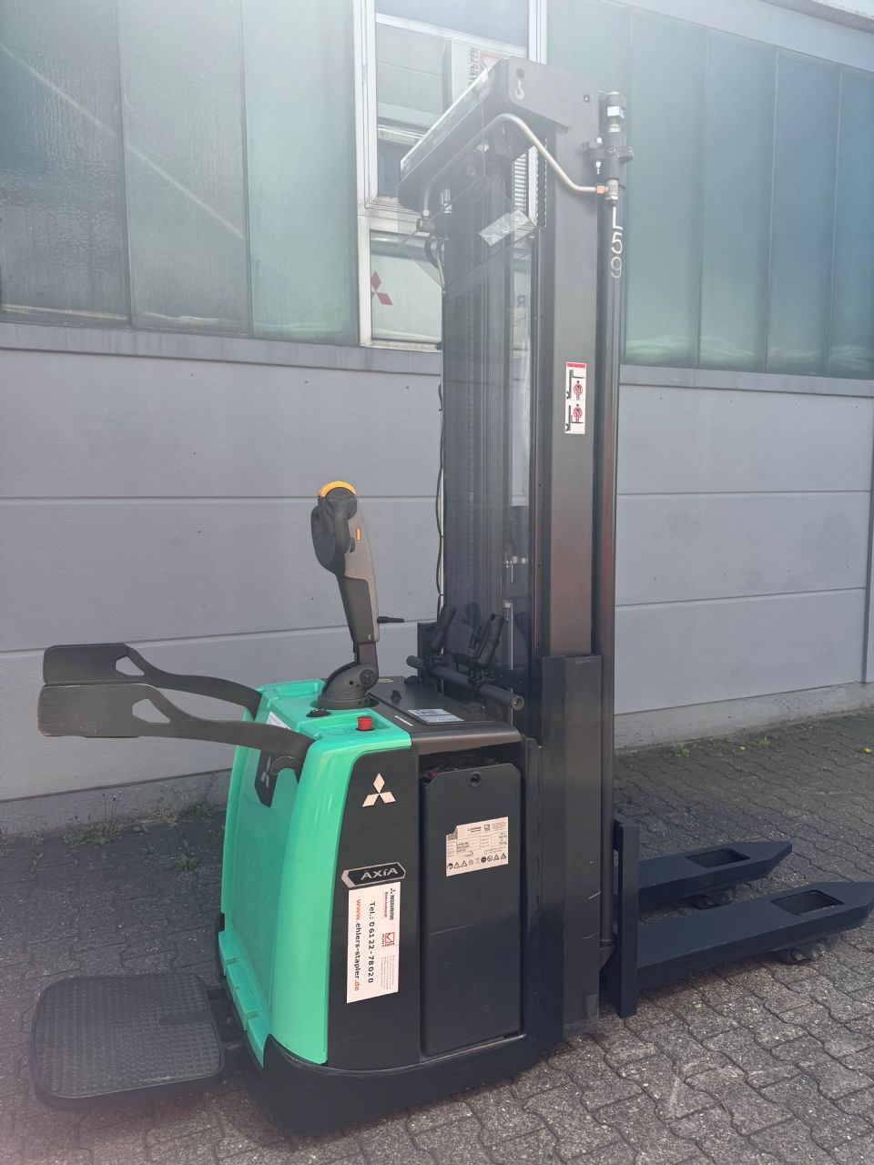 Mitsubishi SBV16P Fahrerstandstapler ehlers-stapler.de
