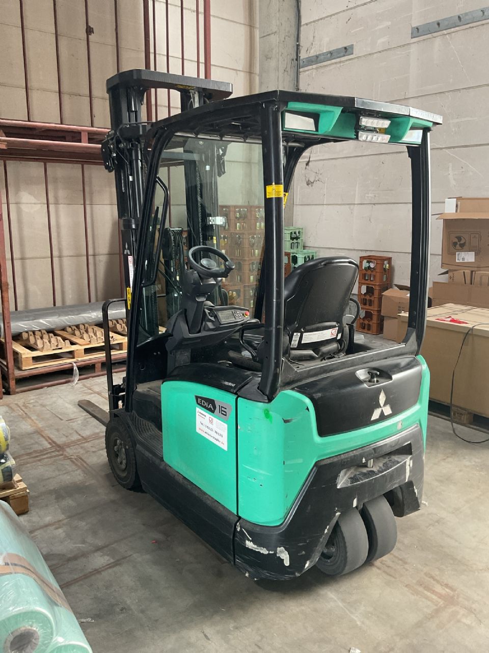 Mitsubishi FB16ACNT Elektro 3 Rad-Stapler ehlers-stapler.de