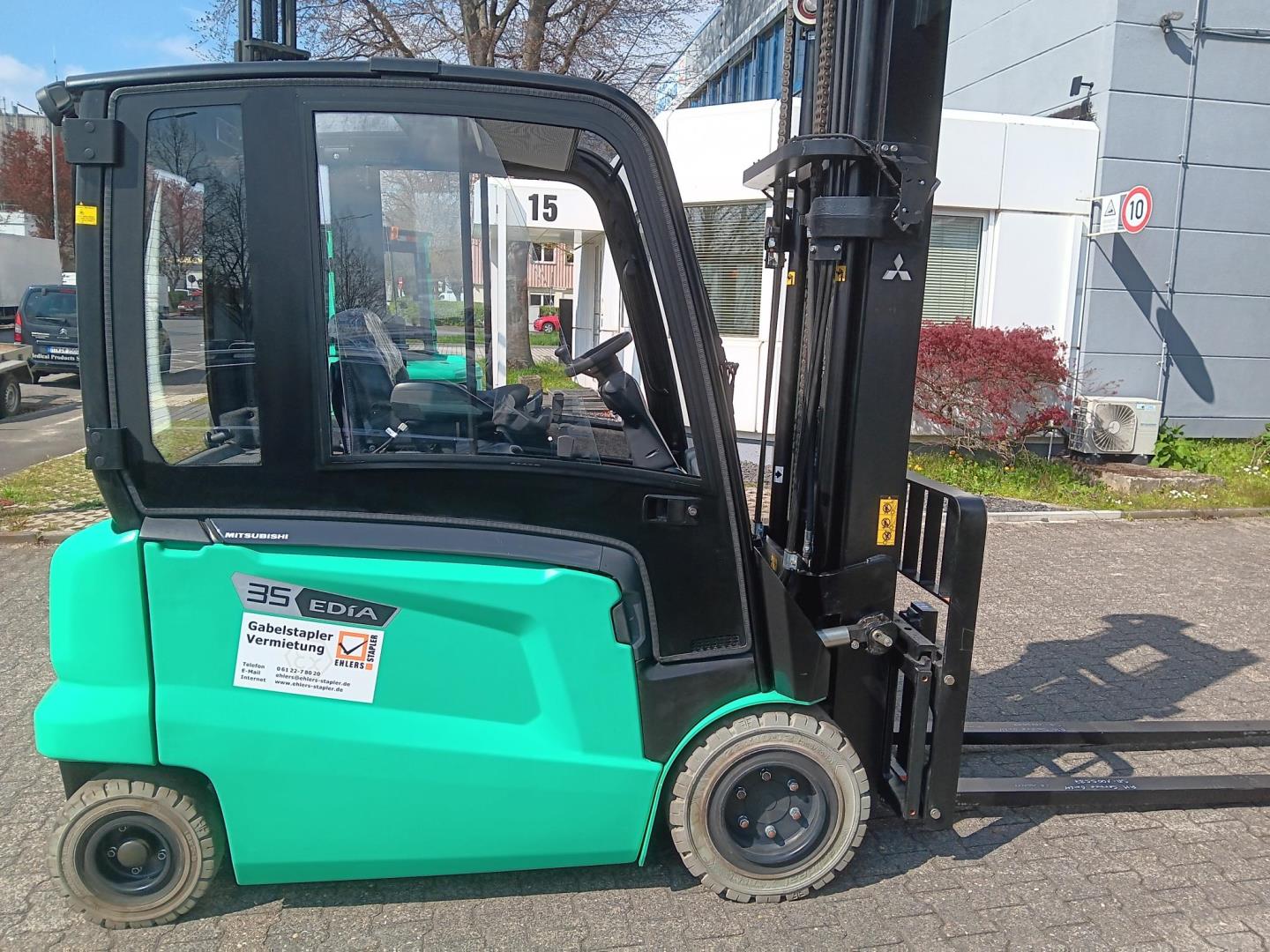Mitsubishi FB35N EDIA EX Elektro 4 Rad-Stapler ehlers-stapler.de
