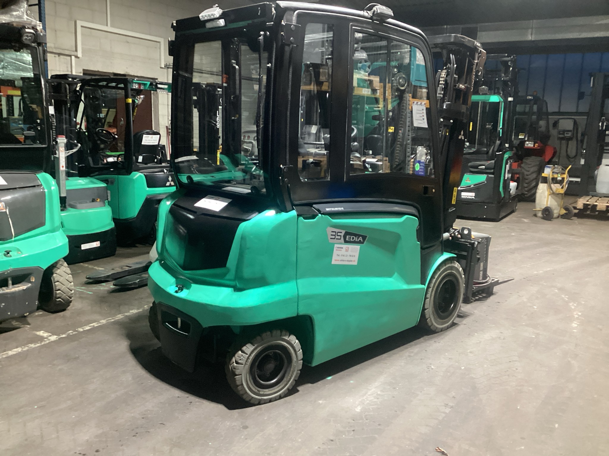 Mitsubishi FB35N EDIA EX Elektro 4 Rad-Stapler ehlers-stapler.de