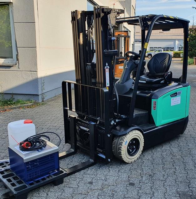 Mitsubishi FB20N2T Elektro 3 Rad-Stapler ehlers-stapler.de