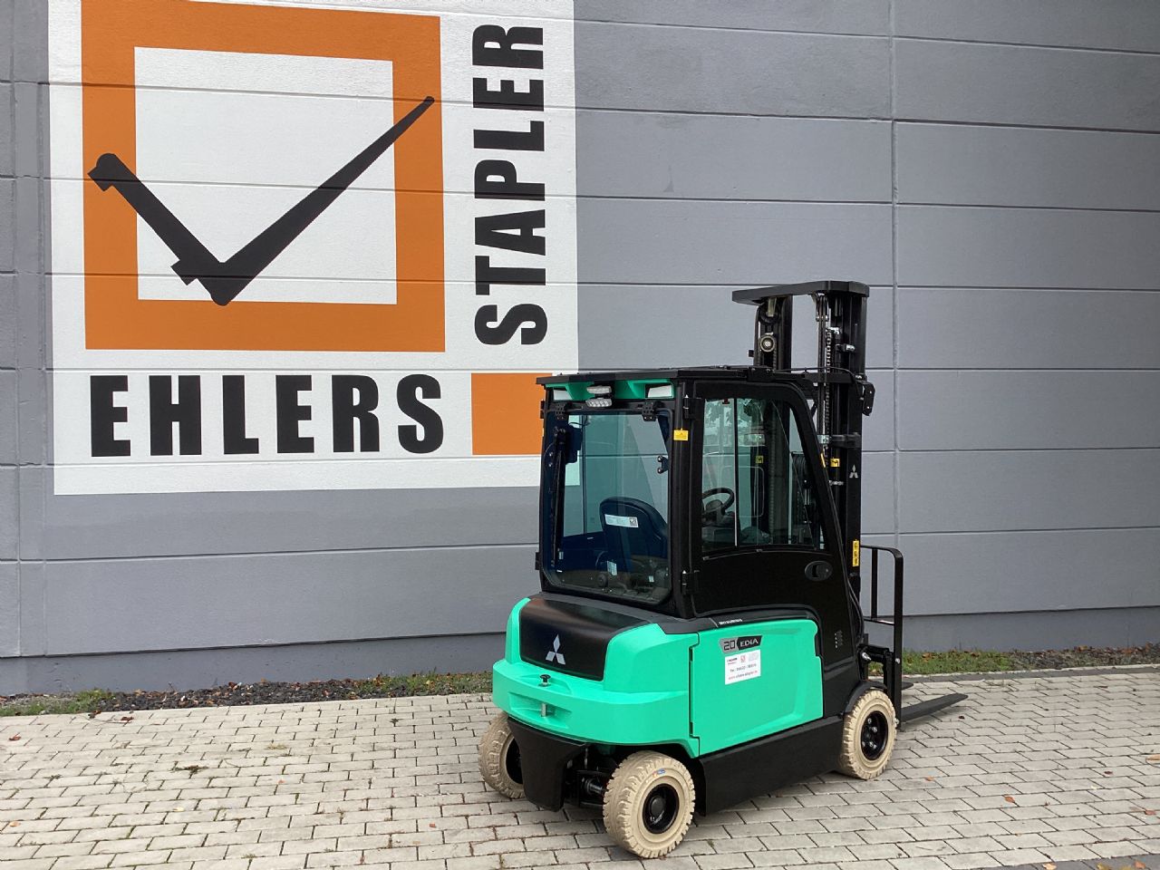 Mitsubishi FB20N2 Elektro 4 Rad-Stapler ehlers-stapler.de