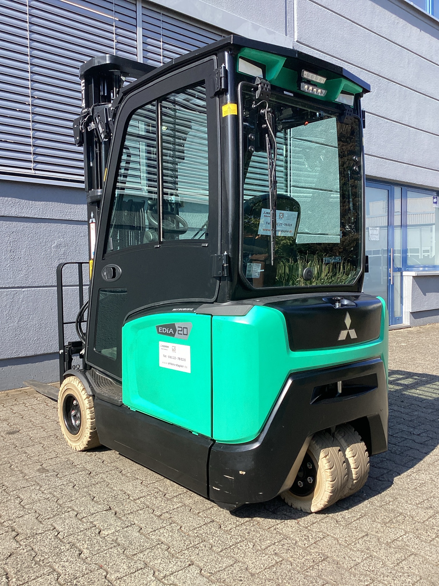 Mitsubishi FB20N2T Elektro 3 Rad-Stapler ehlers-stapler.de