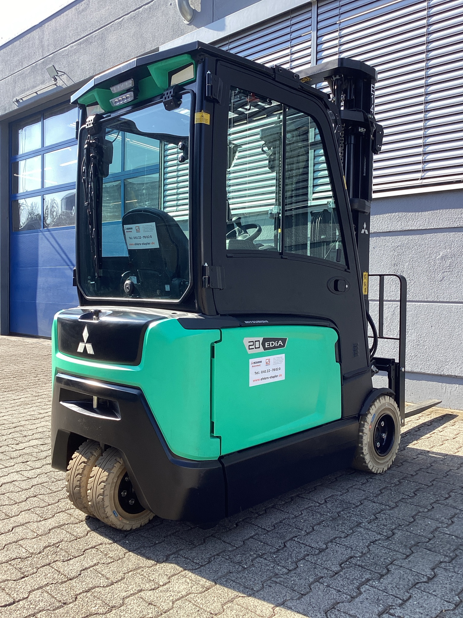 Mitsubishi FB20N2T Elektro 3 Rad-Stapler ehlers-stapler.de