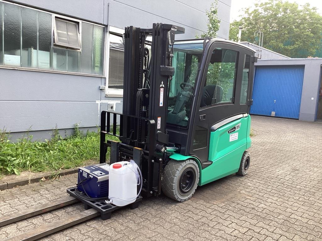 Mitsubishi FB35AN Elektro 4 Rad-Stapler ehlers-stapler.de