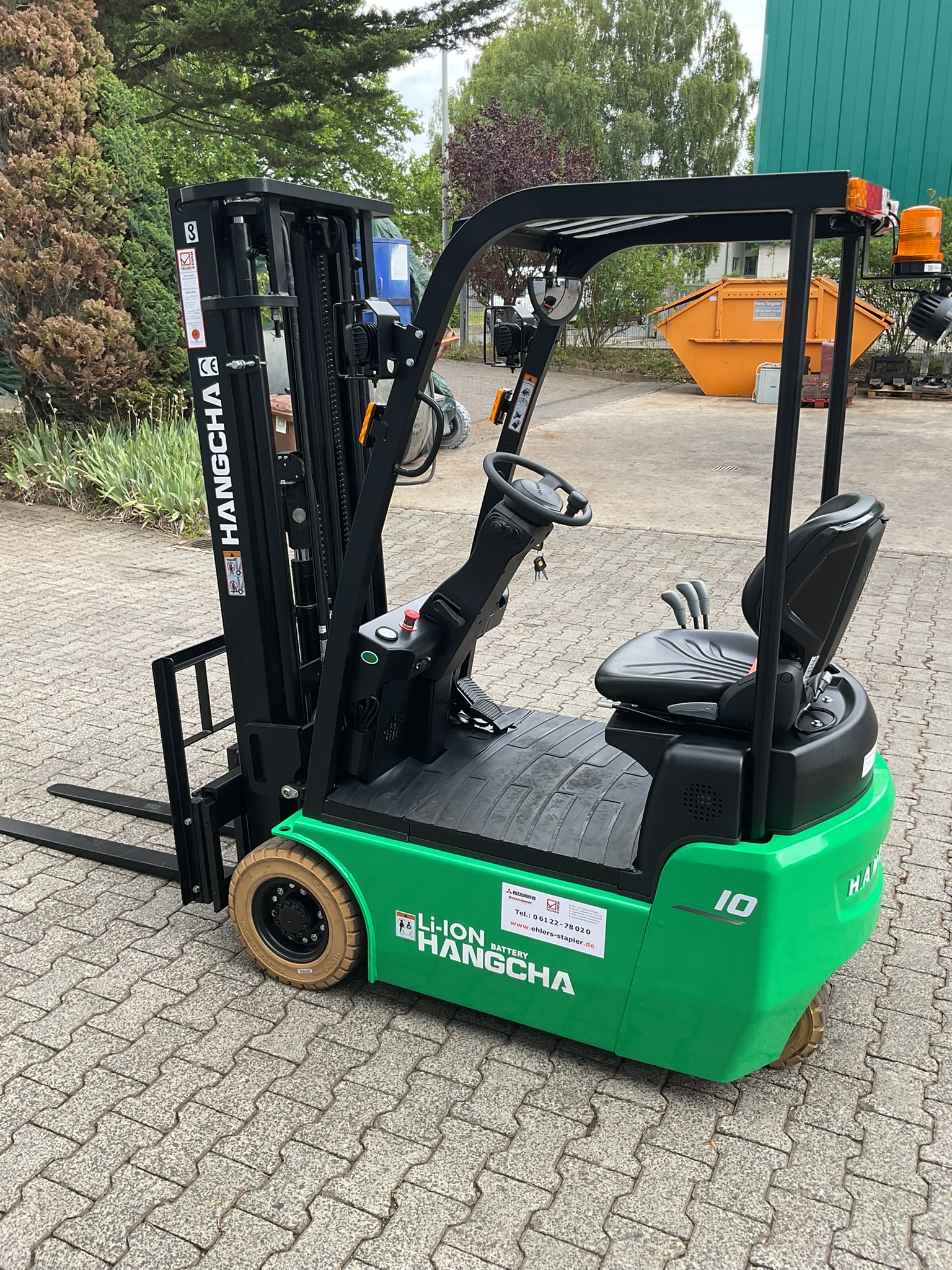 Hangcha CPDS10-XJ2-I Elektro 3 Rad-Stapler ehlers-stapler.de
