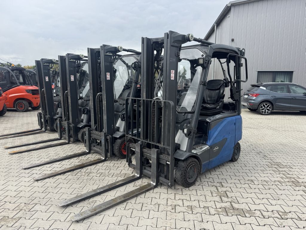 Linde E16PH-02 Elektro 4 Rad-Stapler www.emslift.de