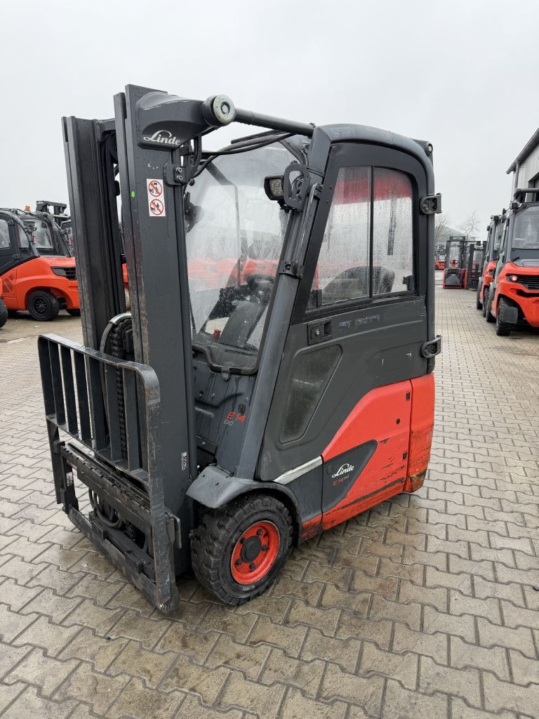 Linde E14-02 Electric 3-wheel forklift www.emslift.de