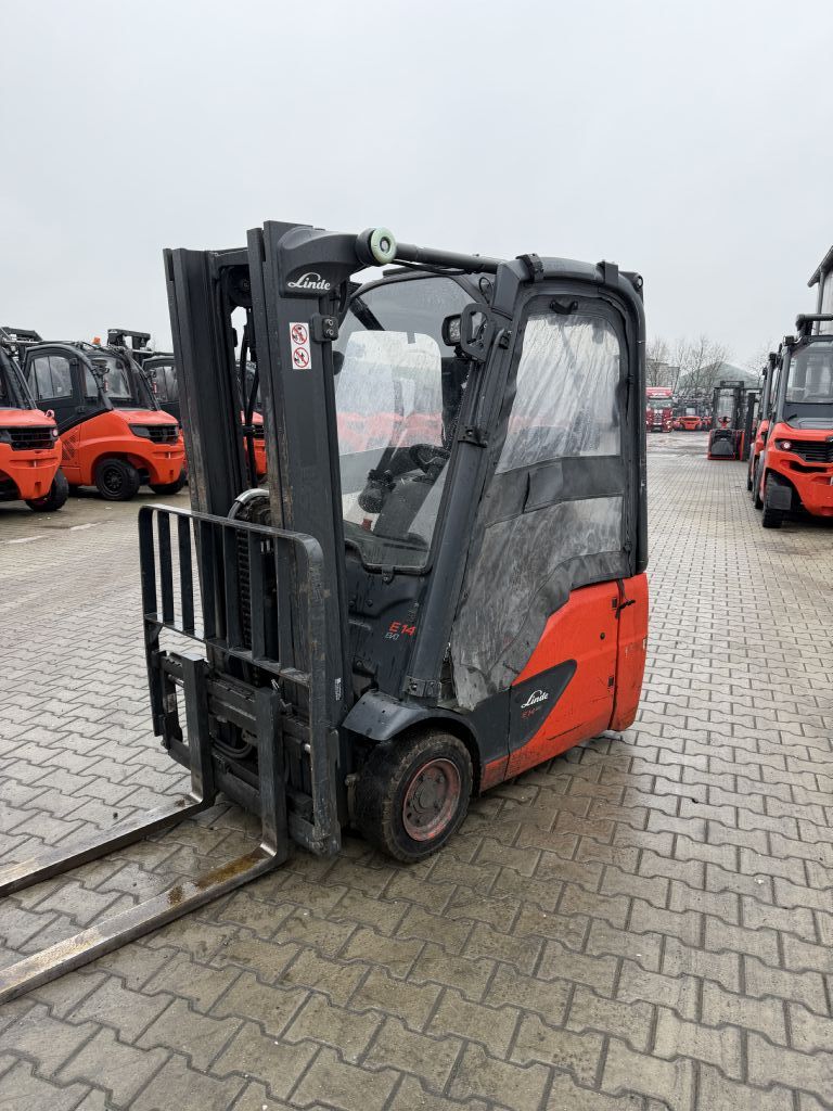 Linde E14-02 Electric 3-wheel forklift www.emslift.de