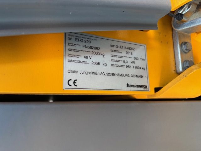 Jungheinrich EFG220 Elektro 3 Rad-Stapler 