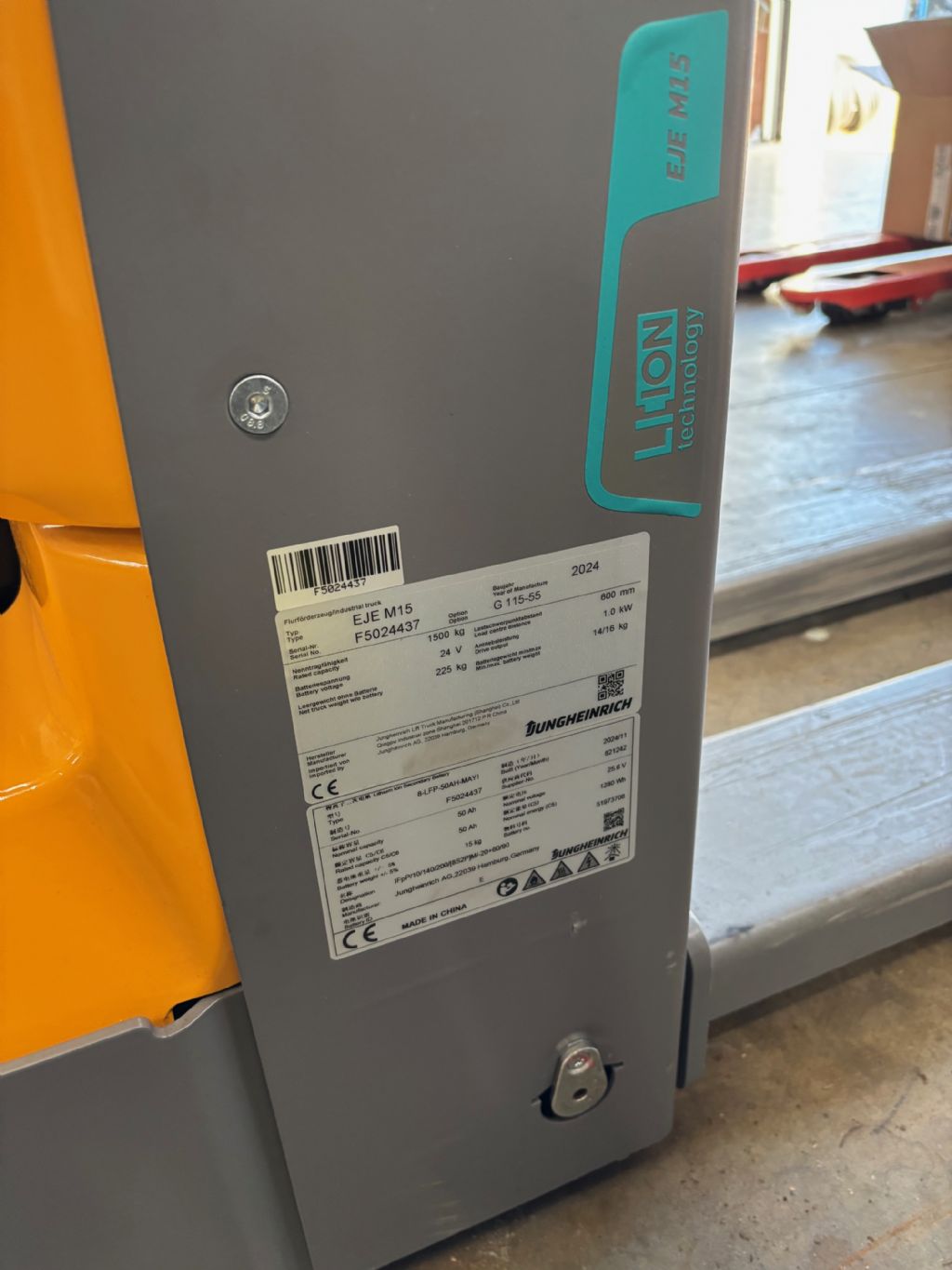 Jungheinrich EJE M15 Niederhubwagen 