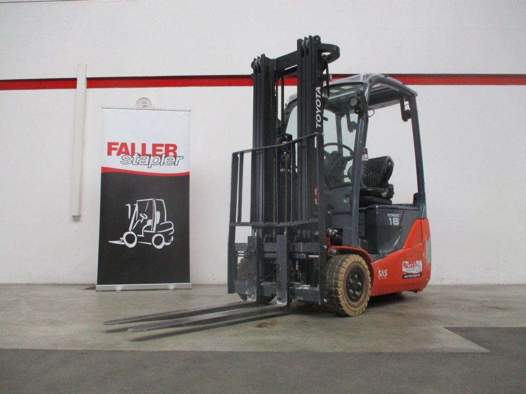 Toyota 8FBEK18T Elektro 3 Rad-Stapler www.faller-stapler.de