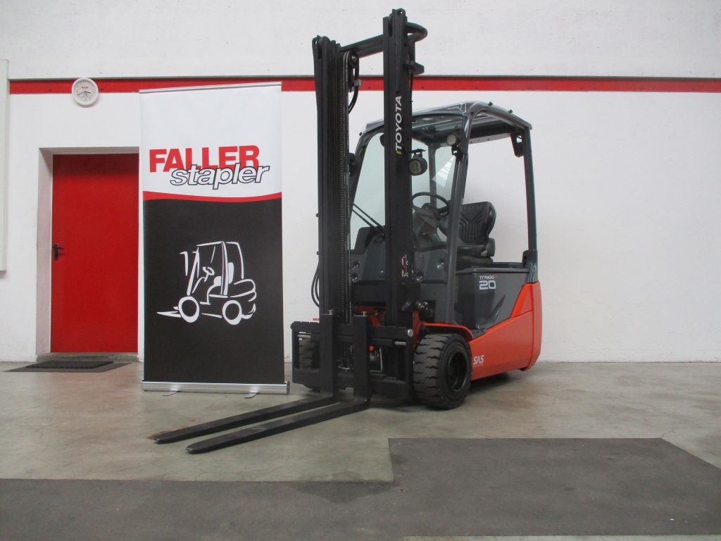 Toyota 8FBE20T Elektro 3 Rad-Stapler www.faller-stapler.de