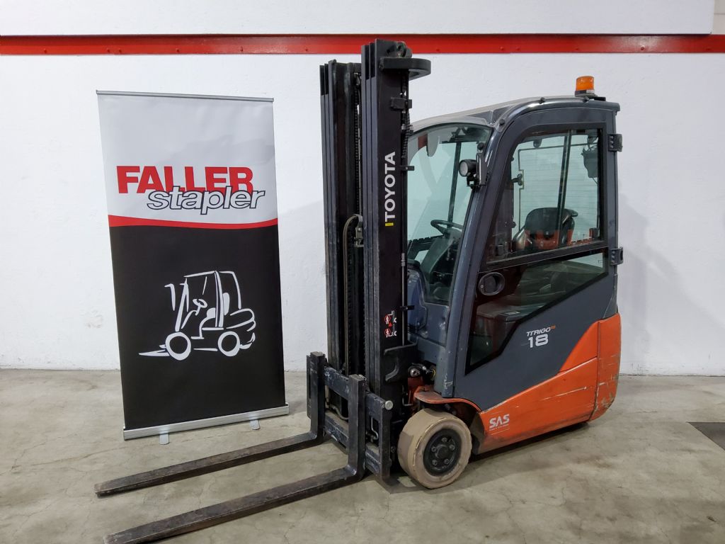 Toyota 8FBEK18T Elektro 3 Rad-Stapler www.faller-stapler.de