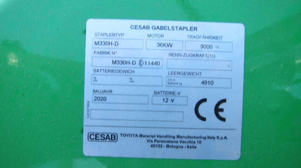 Cesab M330H-D Dieselstapler www.filler-gmbh.de