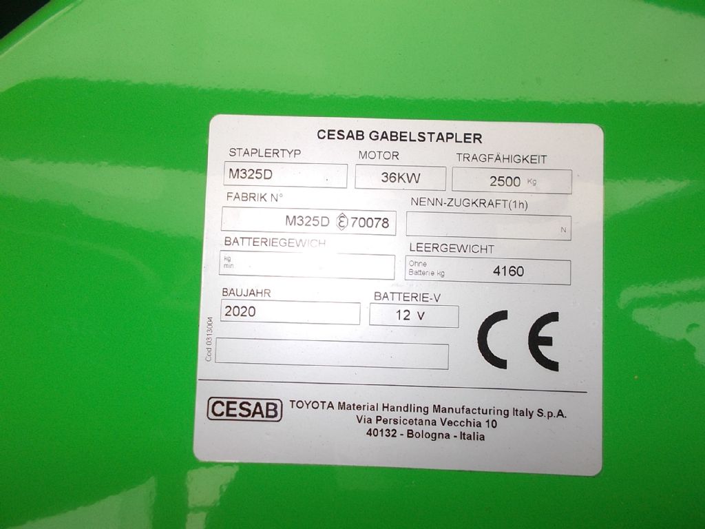 Cesab M325D Dieselstapler www.filler-gmbh.de