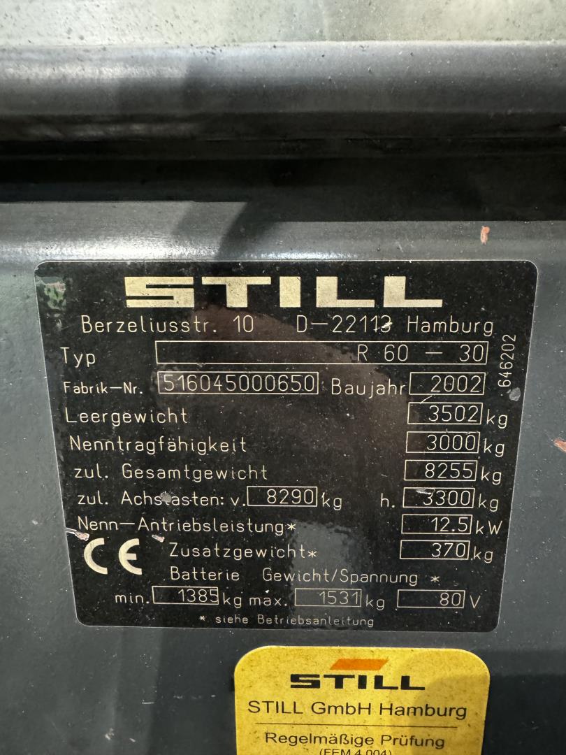 Still-R60-30-Elektro 4 Rad-Stapler-www.gabelstapler-finger.com