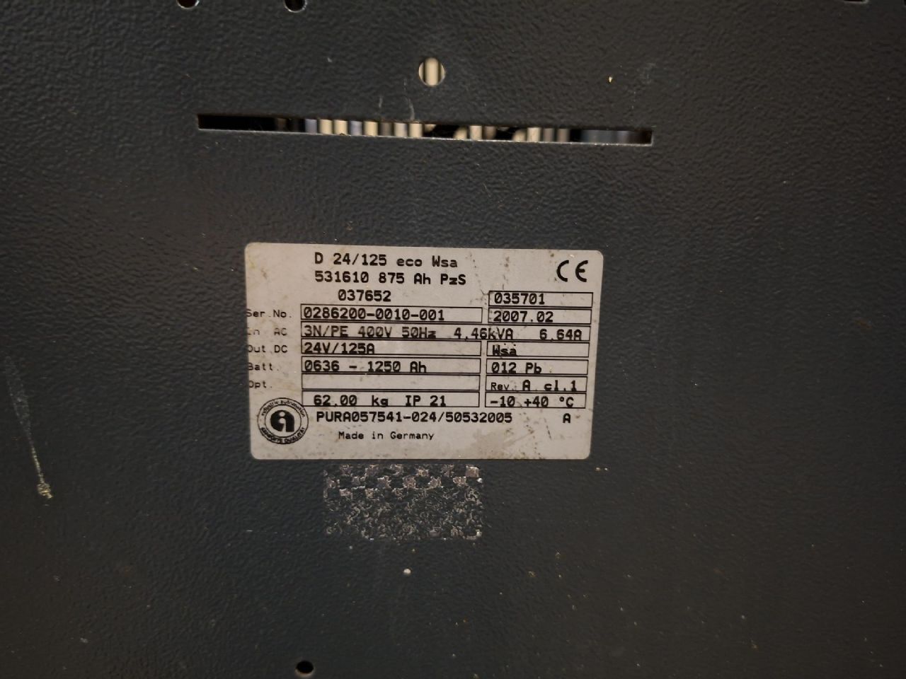 Still-Ladeger�t Typ D24/125 eco Wsa-Ladeger�t-www.gabelstapler-finger.com