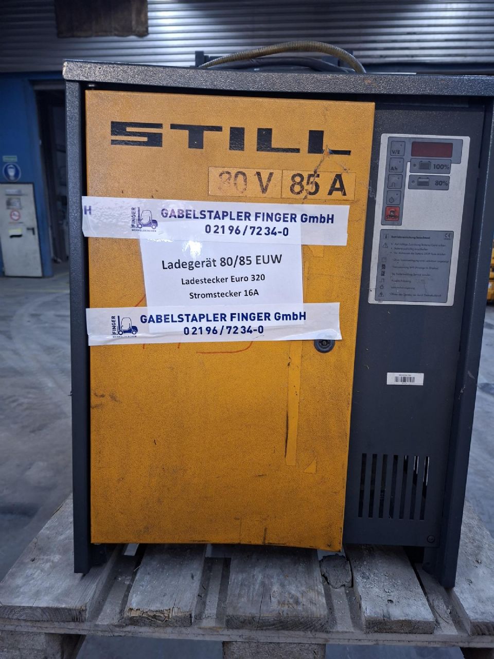 Still-Ladeger�t Typ 80V / 85 A-Ladeger�t-www.gabelstapler-finger.com