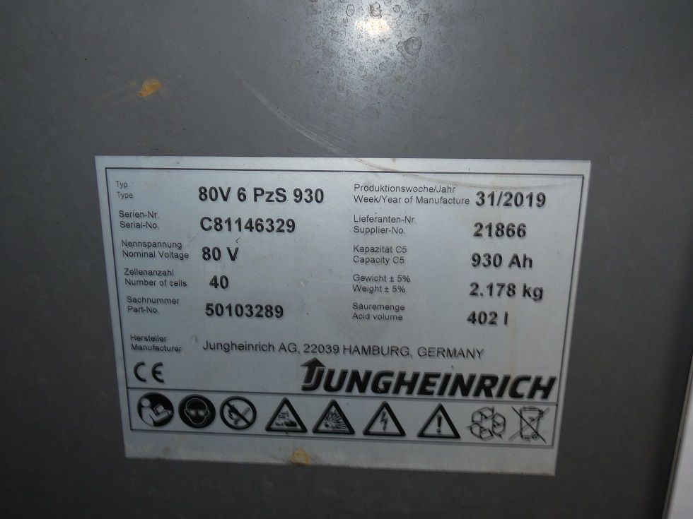 Jungheinrich EFG S 50 - 600 DZ Elektro 4 Rad-Stapler fischer-gabelstapler.de