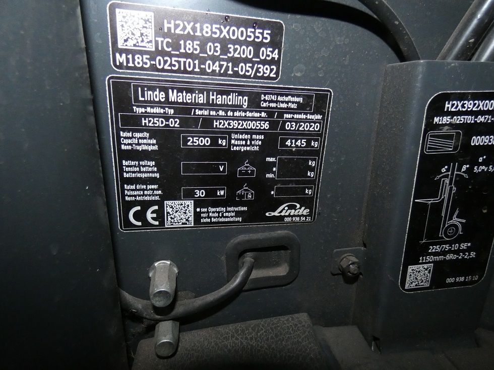 Linde H 25 D -02 Dieselstapler fischer-gabelstapler.de