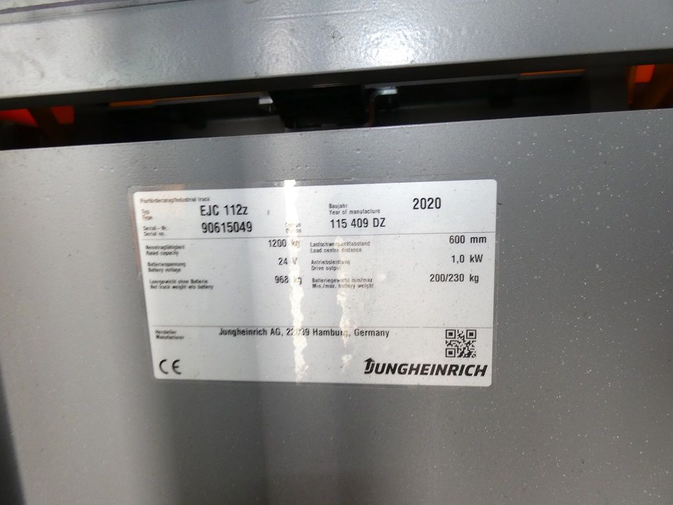 Jungheinrich EJC 112 z 409 DZ Deichselstapler fischer-gabelstapler.de