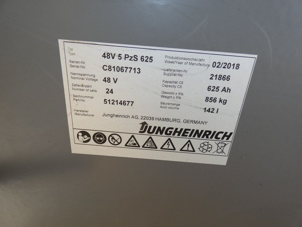 Jungheinrich EFG 216 K Elektro 3 Rad-Stapler fischer-gabelstapler.de