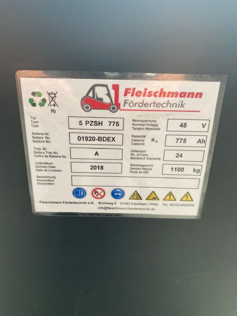 *Sonstige-48V Batterie 775AH Bj.2018-Antriebsbatterie-www.fleischmann-foerdertechnik.de