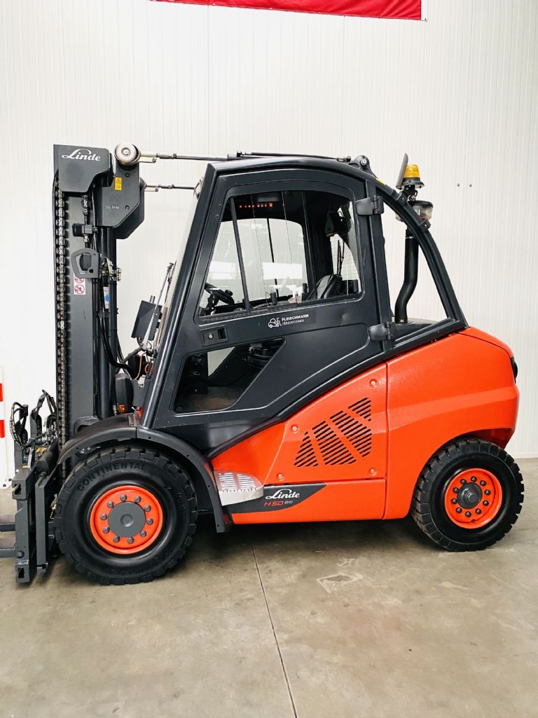 Linde-H 50 D-02 EVO 3B Kabine STVO -Dieselstapler-www.fleischmann-foerdertechnik.de