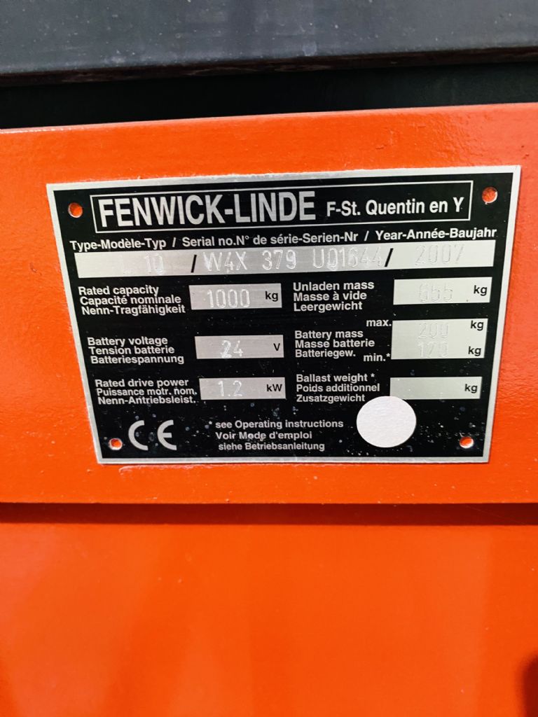 Linde-L 10 Batterie NEU -Hochhubwagen-www.fleischmann-foerdertechnik.de