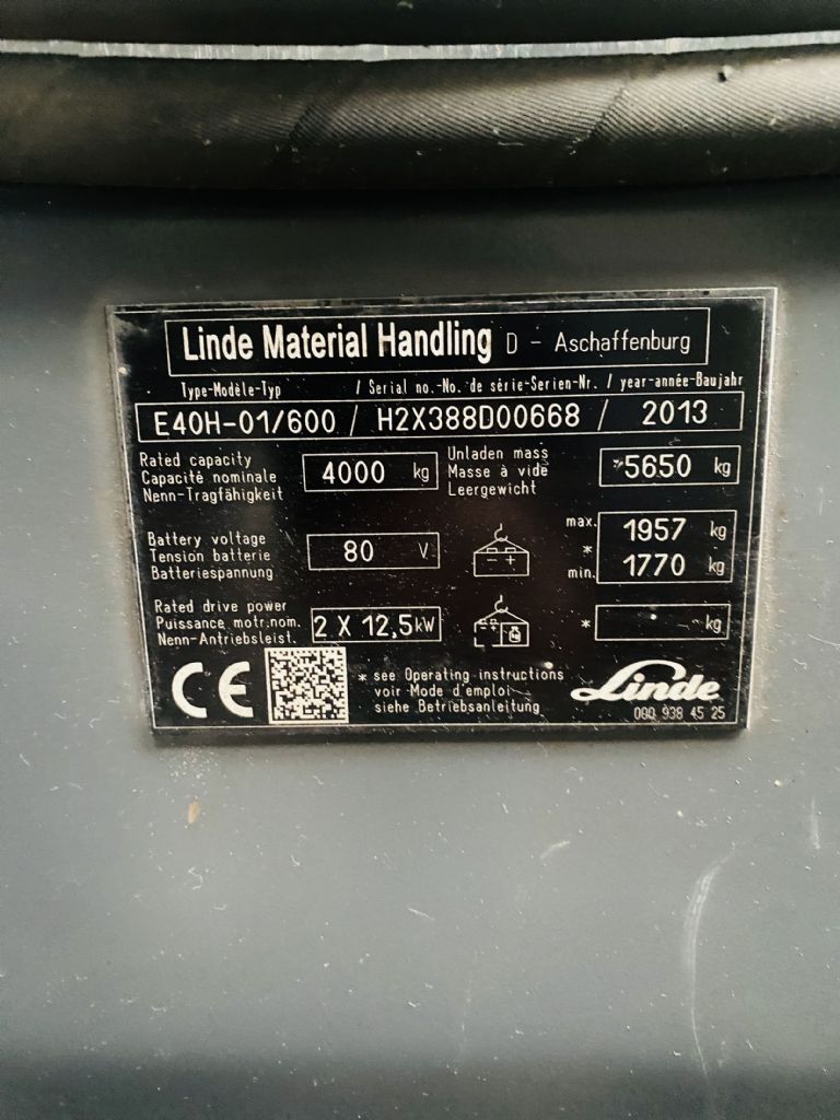 Linde-E 40 H-01/600 Batterie Bj.21-Elektro 4 Rad-Stapler-www.fleischmann-foerdertechnik.de