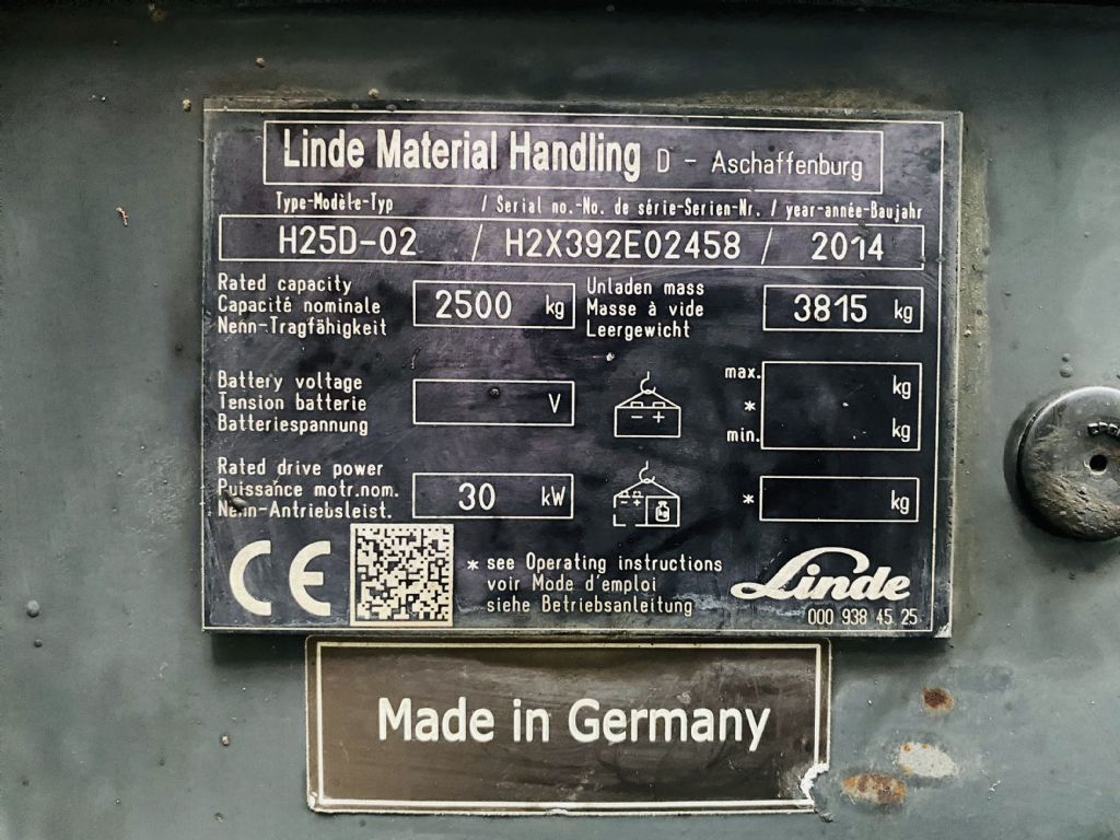 Linde-H 25 D-02 EVO Kabine ZVG-Dieselstapler-www.fleischmann-foerdertechnik.de