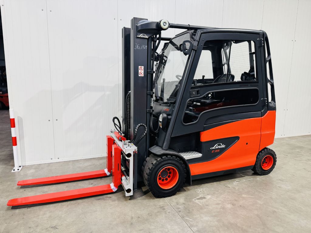 Linde-E 35 HL-01 Kabine Triplex STVO ZVG-Elektro 4 Rad-Stapler-www.fleischmann-foerdertechnik.de