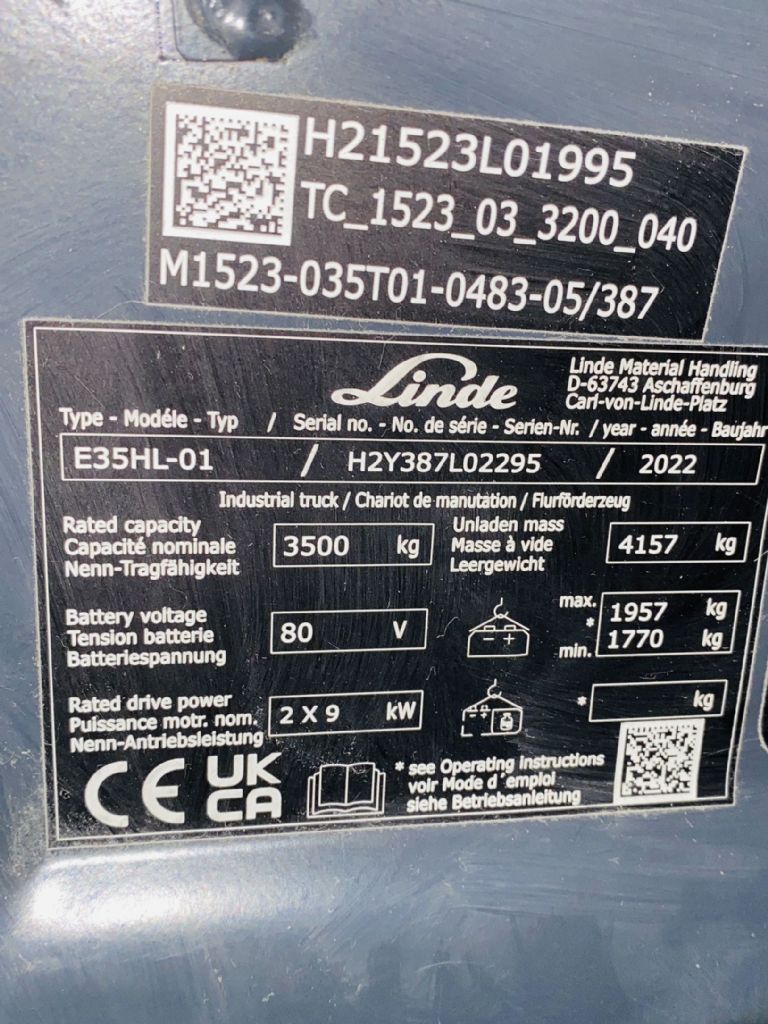 Linde-E 35 HL-01 Kabine Triplex STVO ZVG-Elektro 4 Rad-Stapler-www.fleischmann-foerdertechnik.de