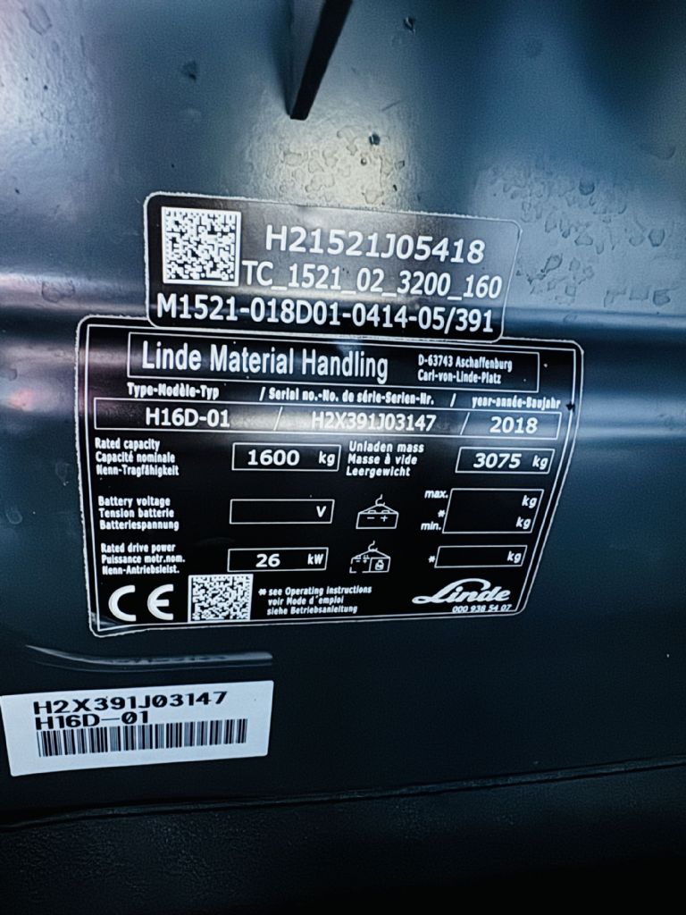 Linde-H 16 D EVO Duplex Kabine  -Dieselstapler-www.fleischmann-foerdertechnik.de