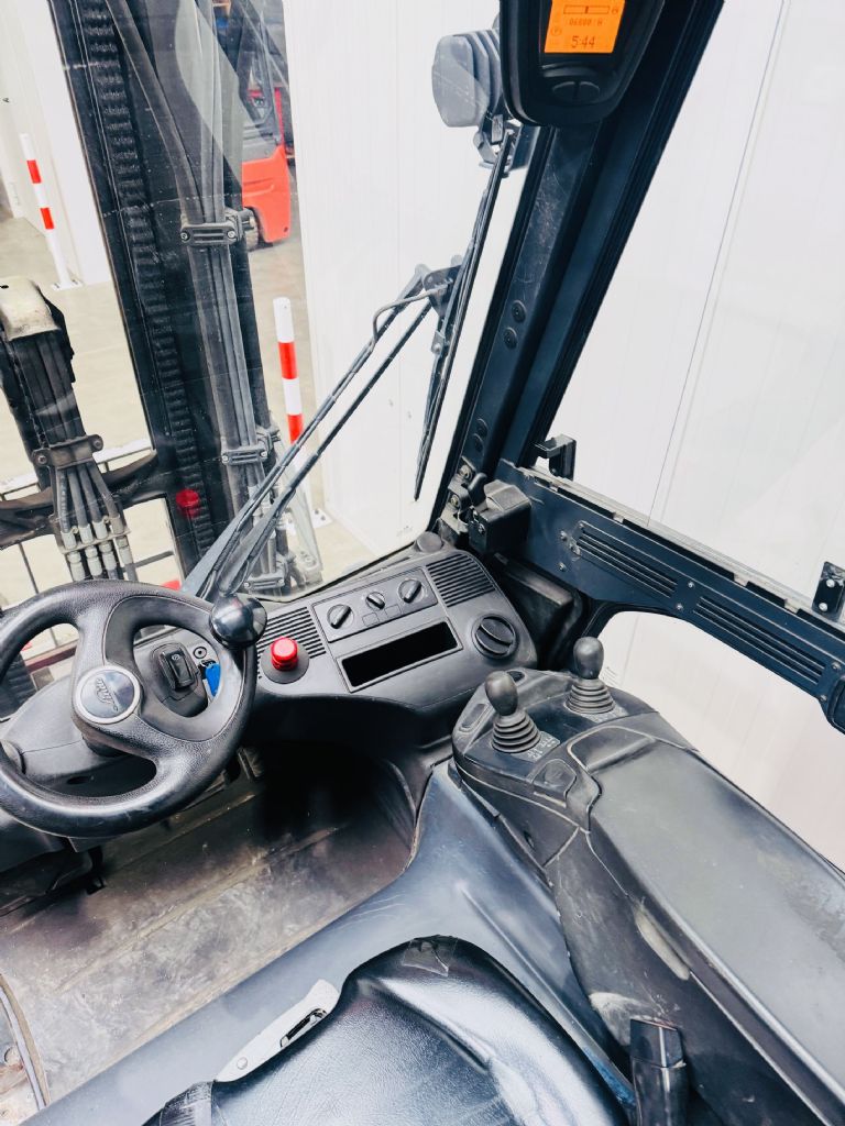 Linde-E 30 H-01/600 Triplex Kabine STVO -Elektro 4 Rad-Stapler-www.fleischmann-foerdertechnik.de