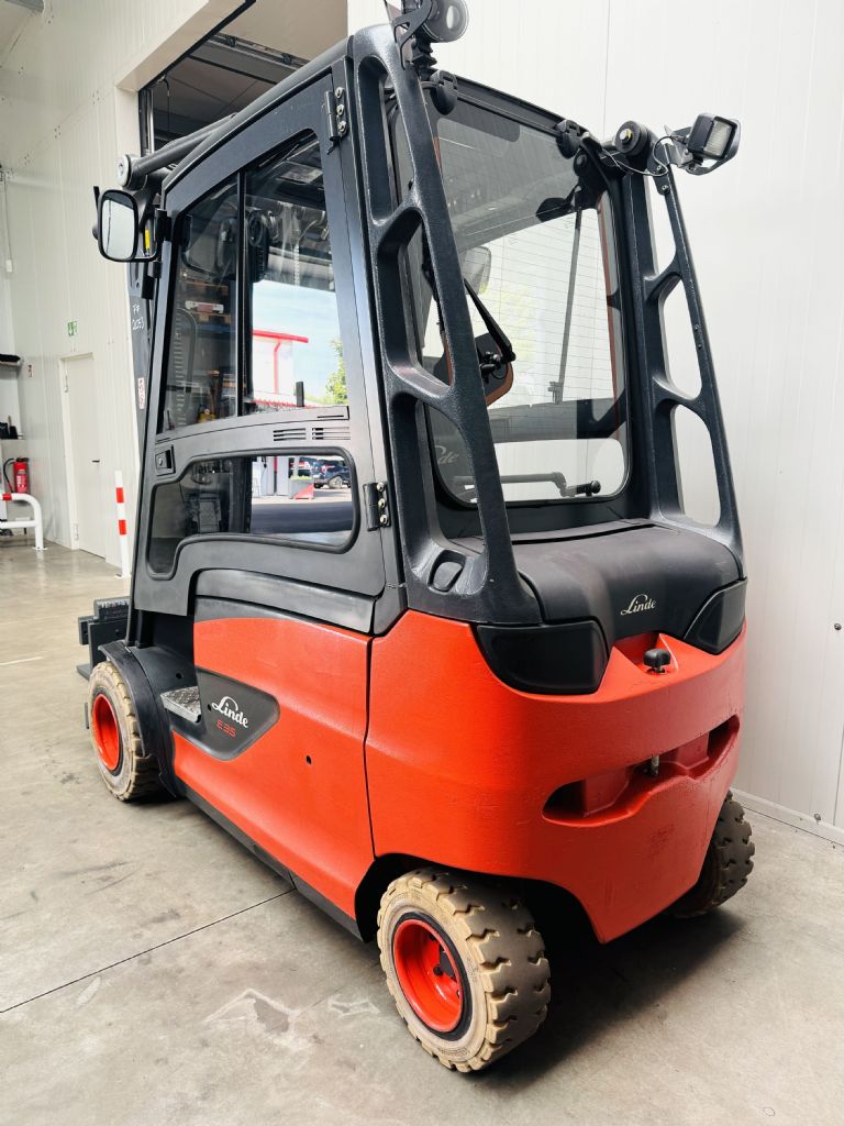 Linde-E 35 HL-01 Kabine Triplex Batterie Bj.19-Elektro 4 Rad-Stapler-www.fleischmann-foerdertechnik.de