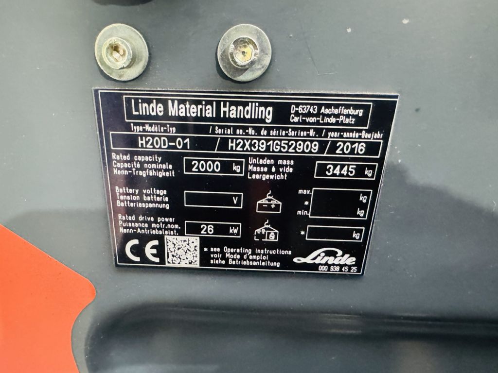 Linde-H 20 D EVO Teilkabine ZVG   -Dieselstapler-www.fleischmann-foerdertechnik.de