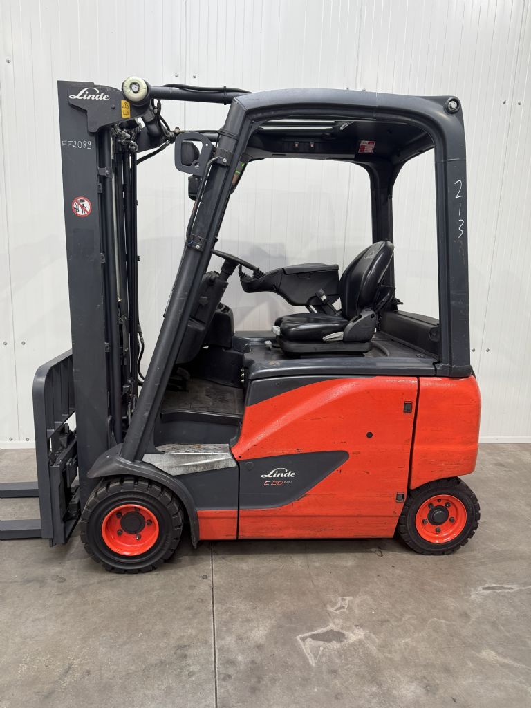 Linde-E 20 PH-02 EVO Triplex -Elektro 4 Rad-Stapler-www.fleischmann-foerdertechnik.de