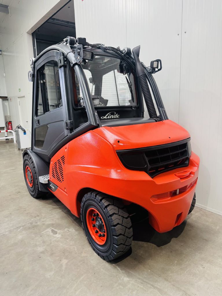 Linde-H 50 D-02/600 EVO 3B Kabine Triplex -Dieselstapler-www.fleischmann-foerdertechnik.de